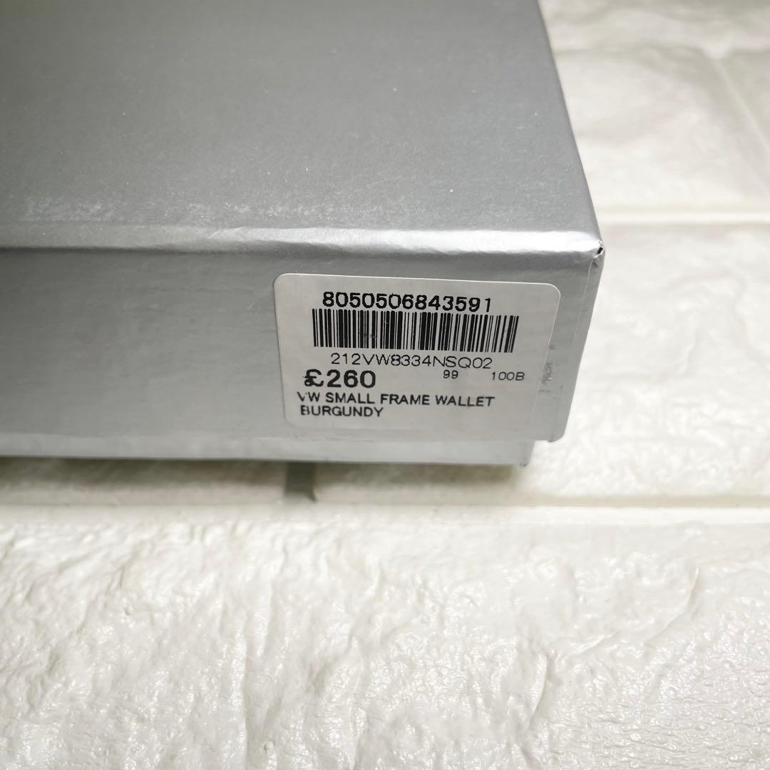 【新品・未使用】Vivienne Westwood 三つ折り財布 　レッド