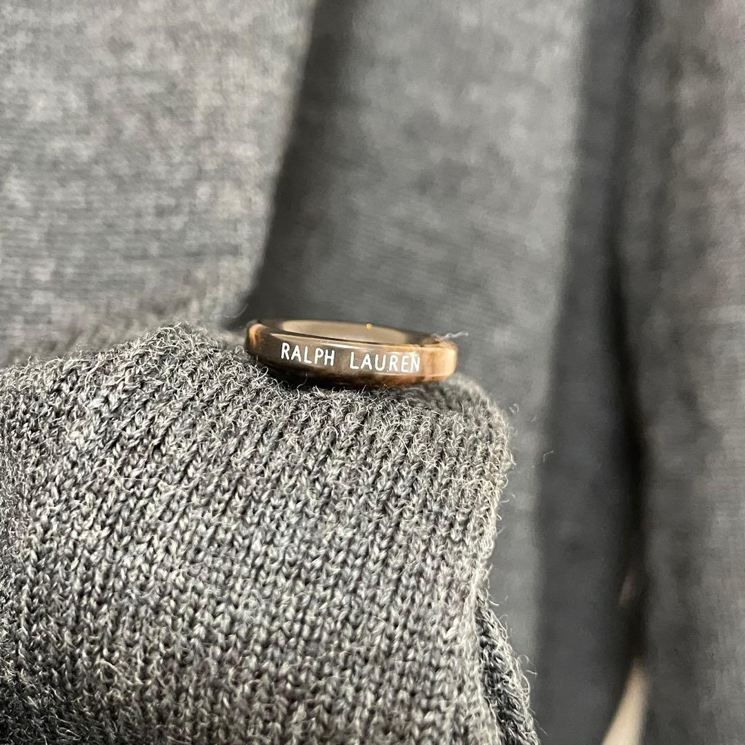 新品タグ付き　ポロラルフローレン　Vネックカーディガン　ウール100% Lサイズ