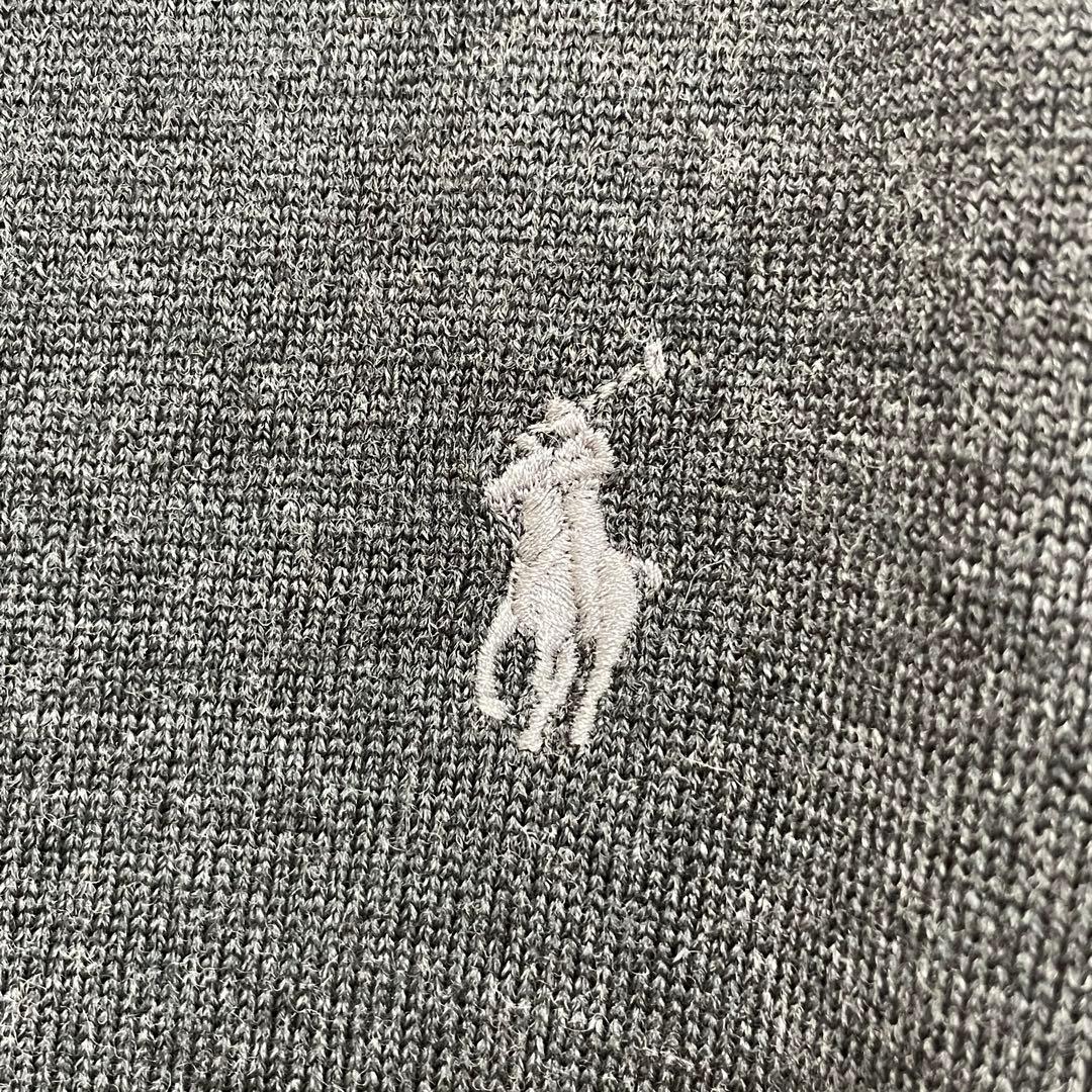 新品タグ付き　ポロラルフローレン　Vネックカーディガン　ウール100% Lサイズ