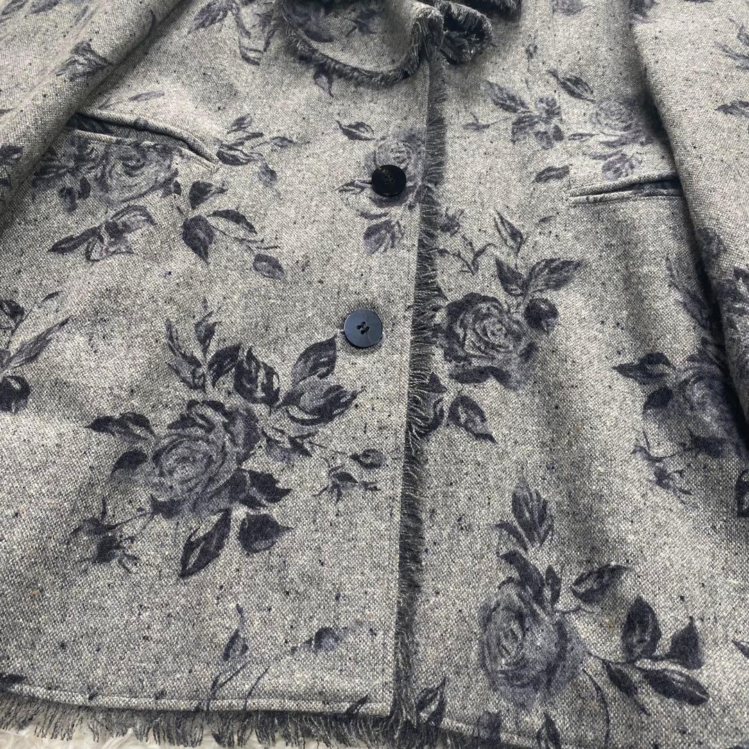 Akiakane アキアカネ バラ ローズ コート フリル レース ビジュー