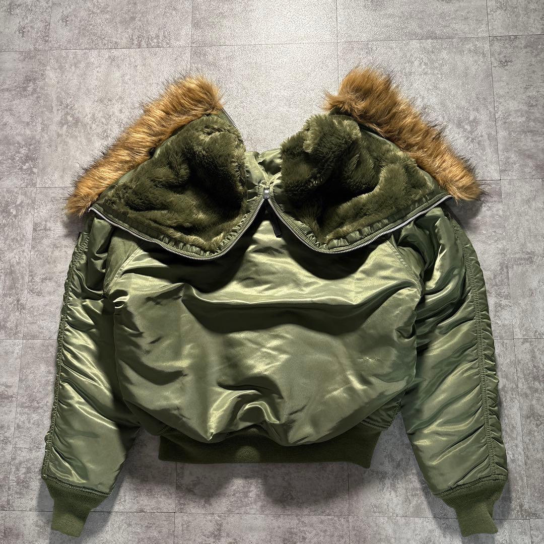 新品　タグ付き　alpha n2b フライトジャケット　短丈　ボックスシルエット