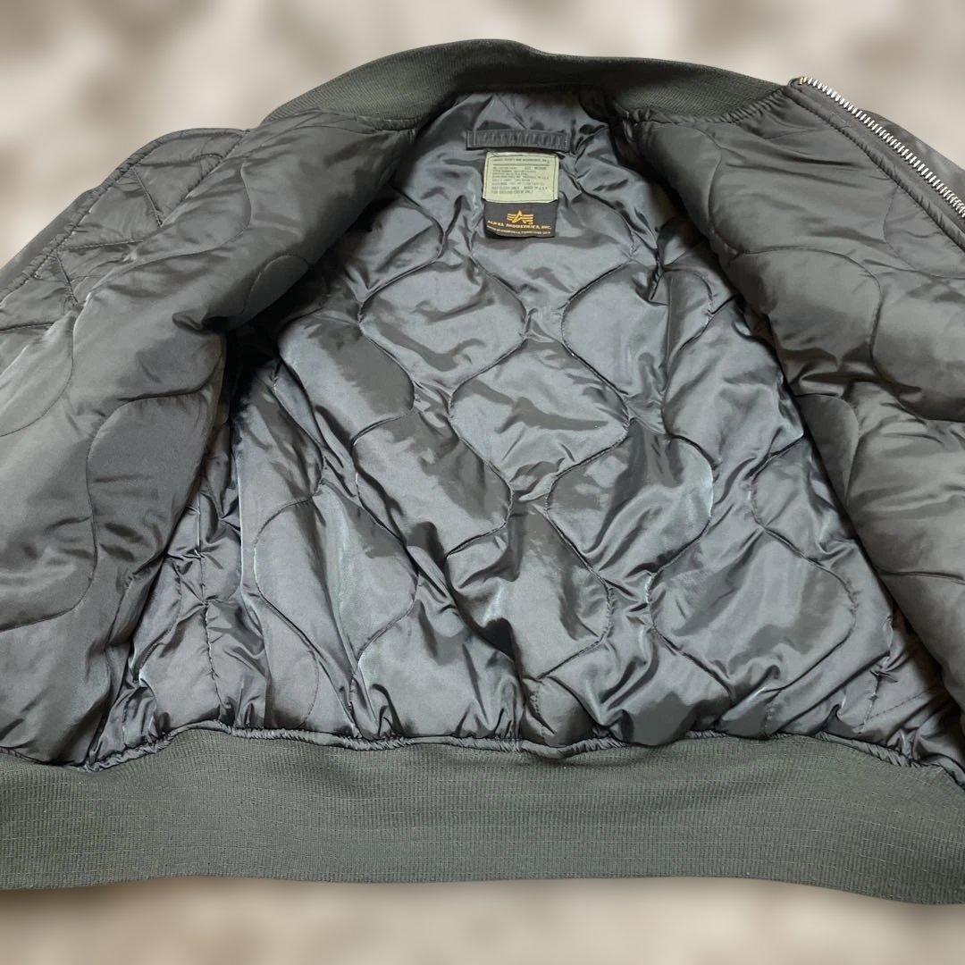 ま*し様 90s USA製ALPHA INDUSTRIES MA-1 フライトジ