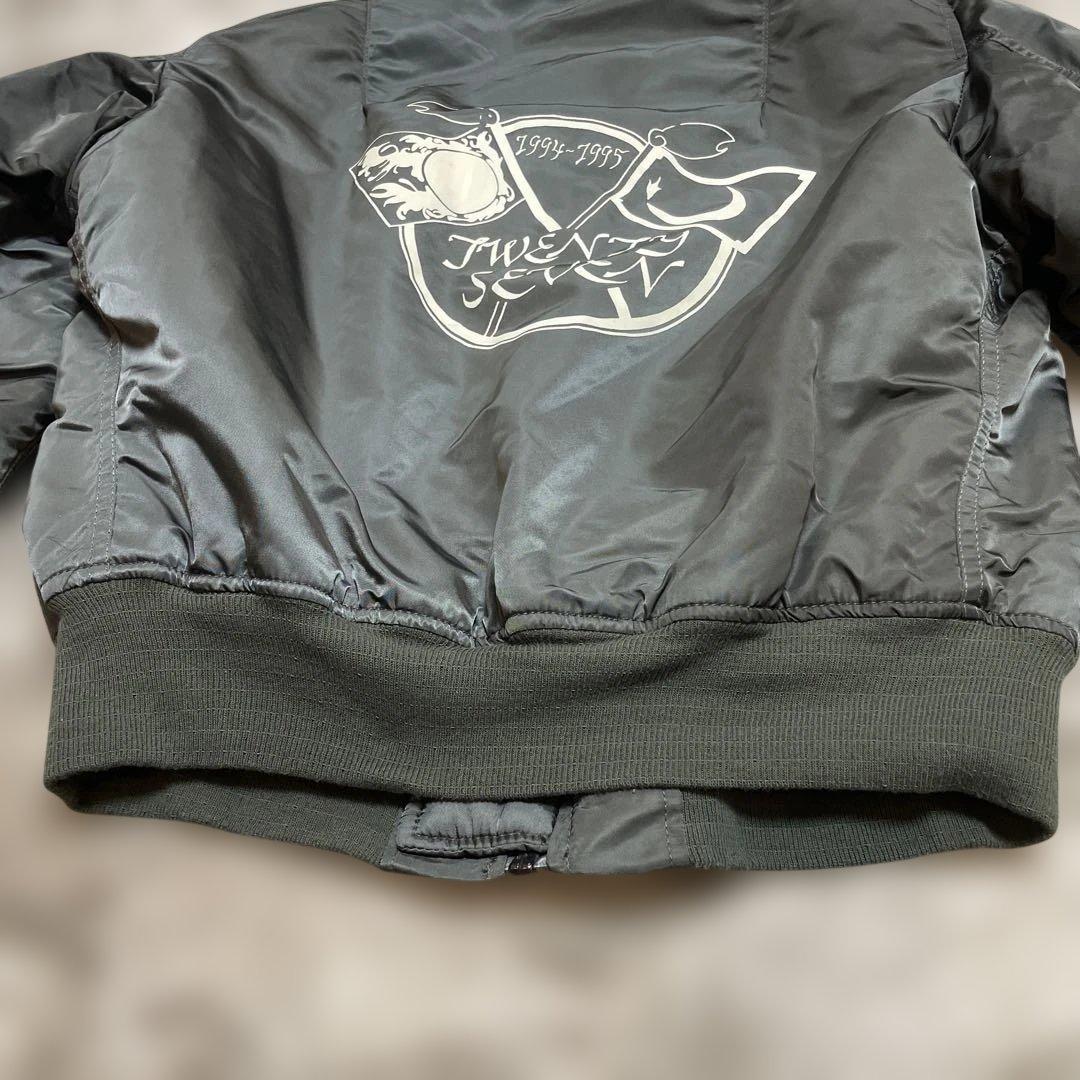 ま*し様 90s USA製ALPHA INDUSTRIES MA-1 フライトジ