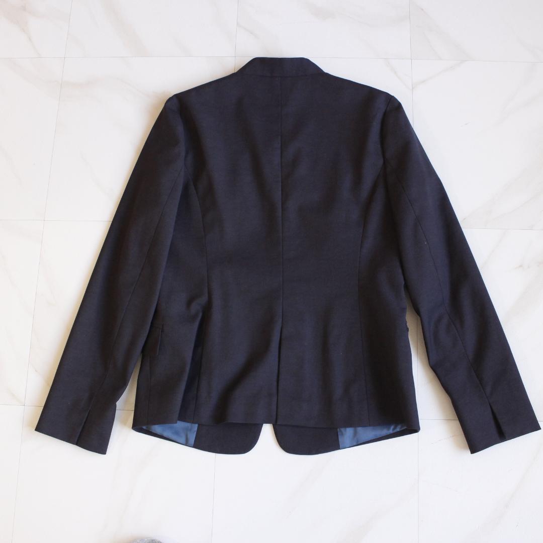 Green label relaxing Dギザミースーツ L ノーカラー 紺色