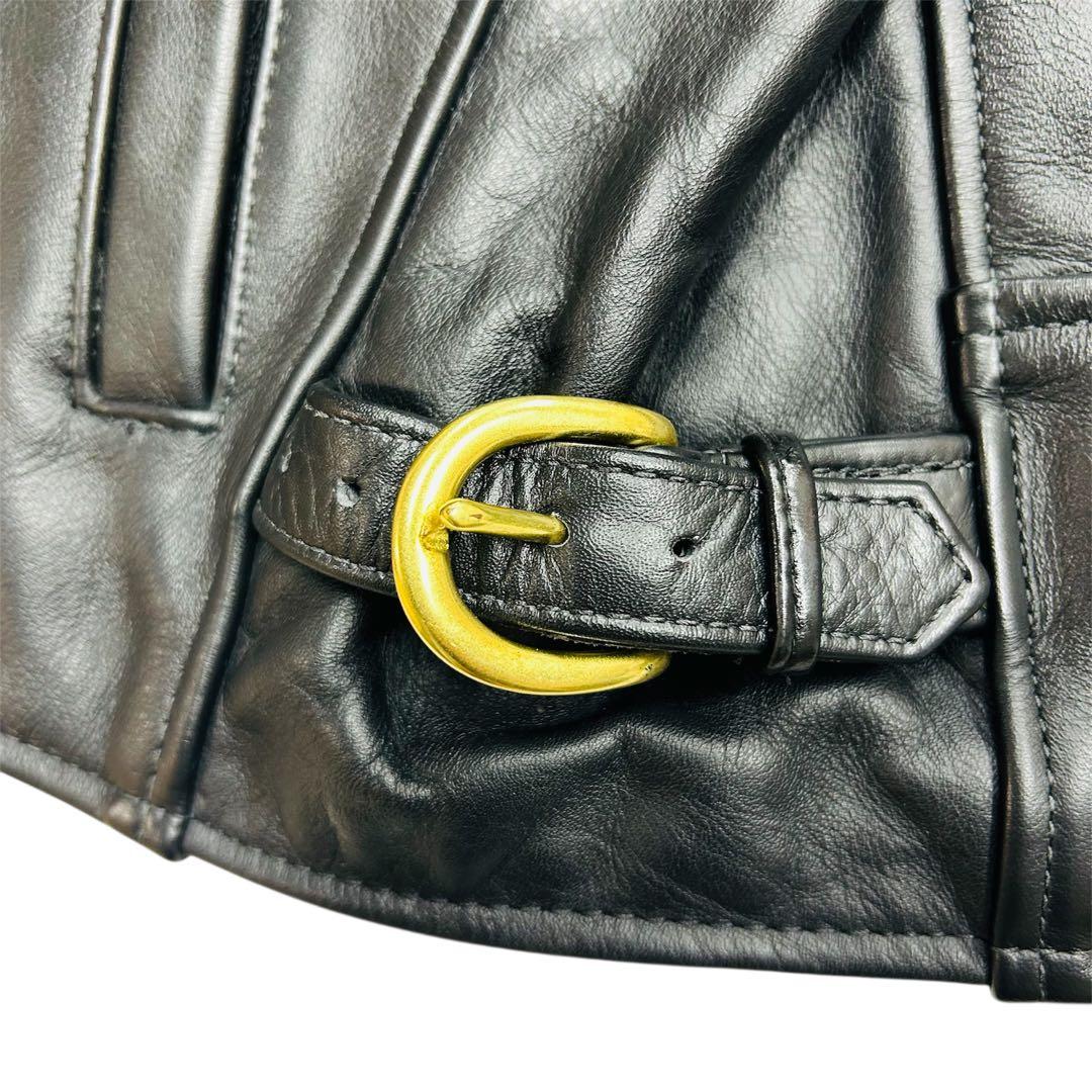 VANSON 40 バンソン シングルライダース レザージャケット カウハイド