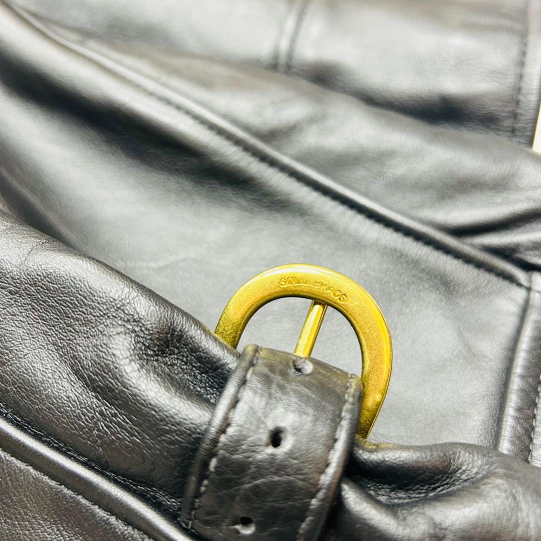 VANSON 40 バンソン シングルライダース レザージャケット カウハイド