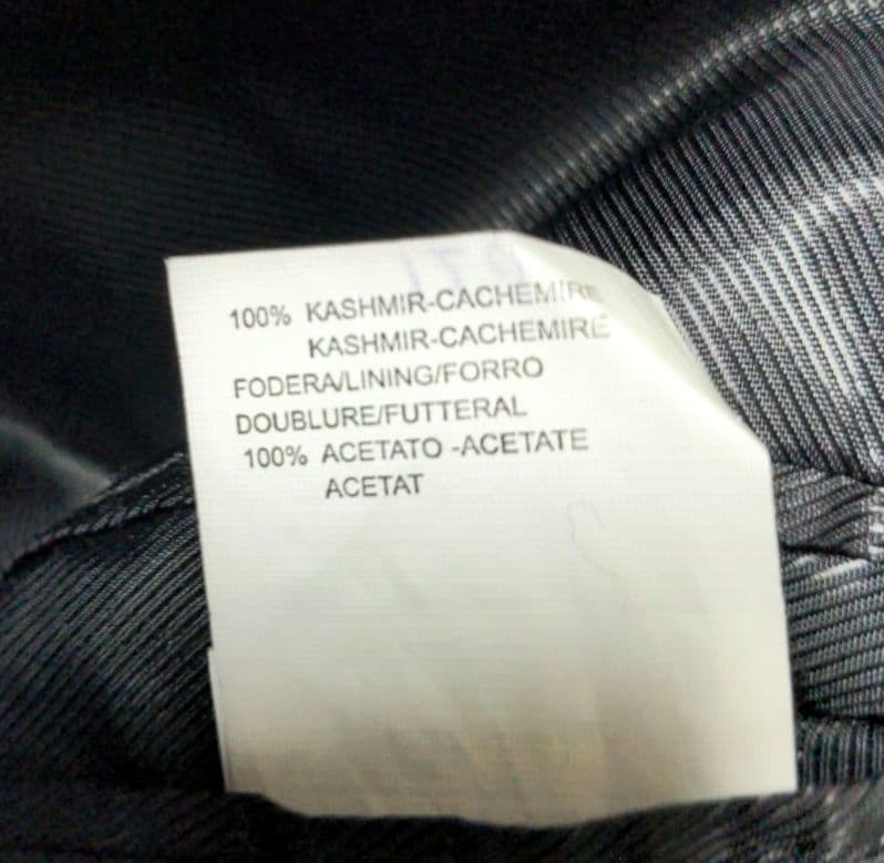 最終値下【極美品】カシミヤ100%　EMPORIOARMANI チェスターコート