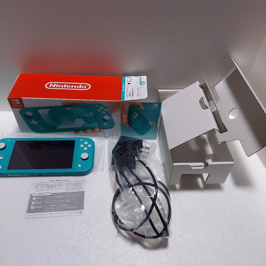 Nintendo Switch Lite ターコイズ　液晶不良　ジャンク