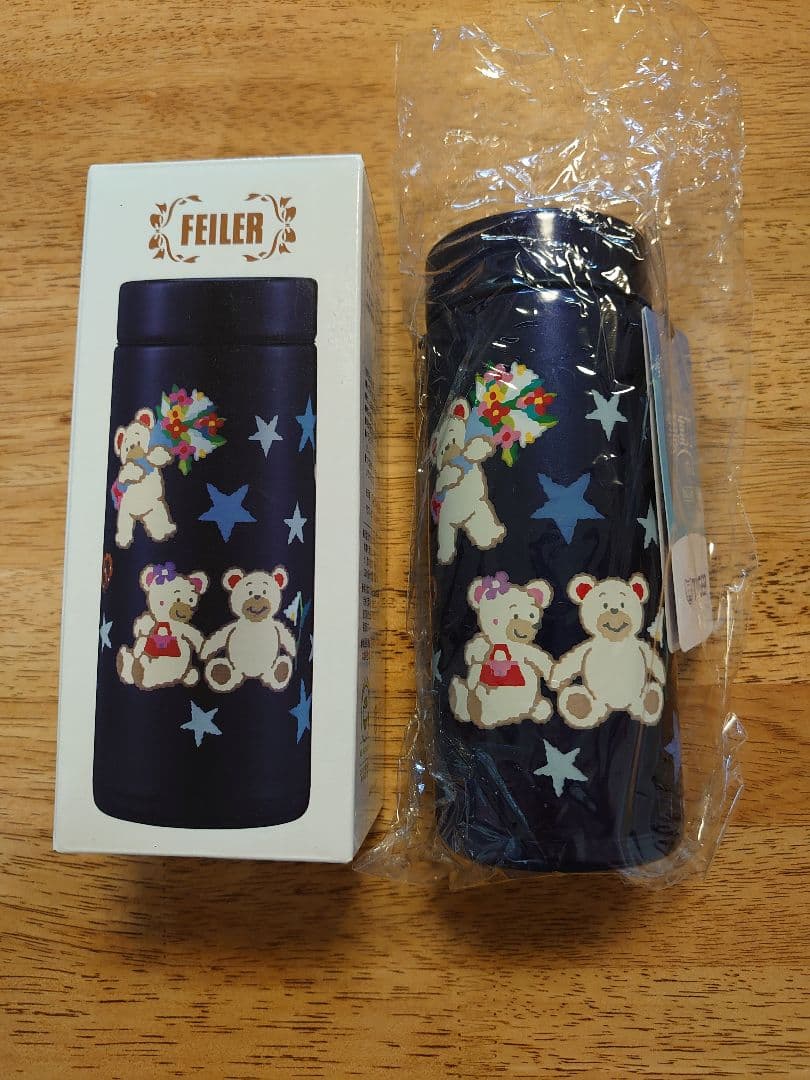 フェイラー　ネイビー　TIGER コラボステンレスボトル リーベ＆リリア