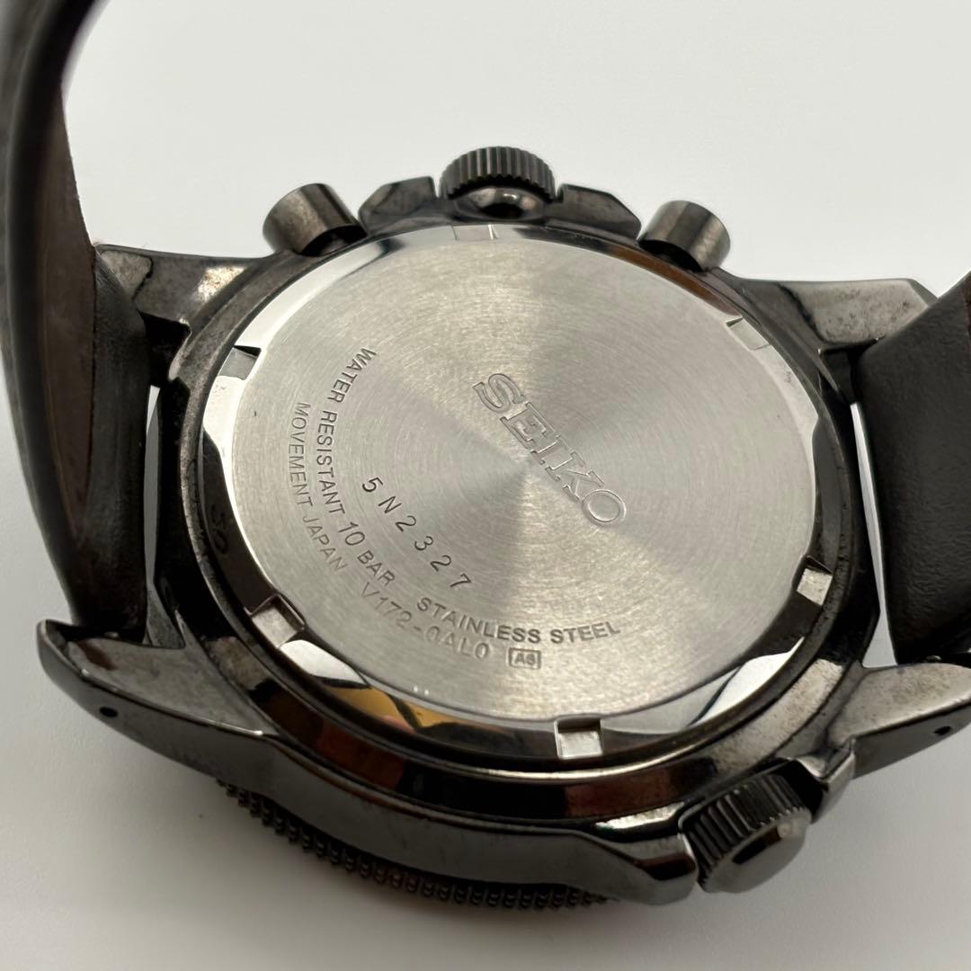 【美品】セイコー　プロスペックス　V172-0AF0 ソーラー　クロノ