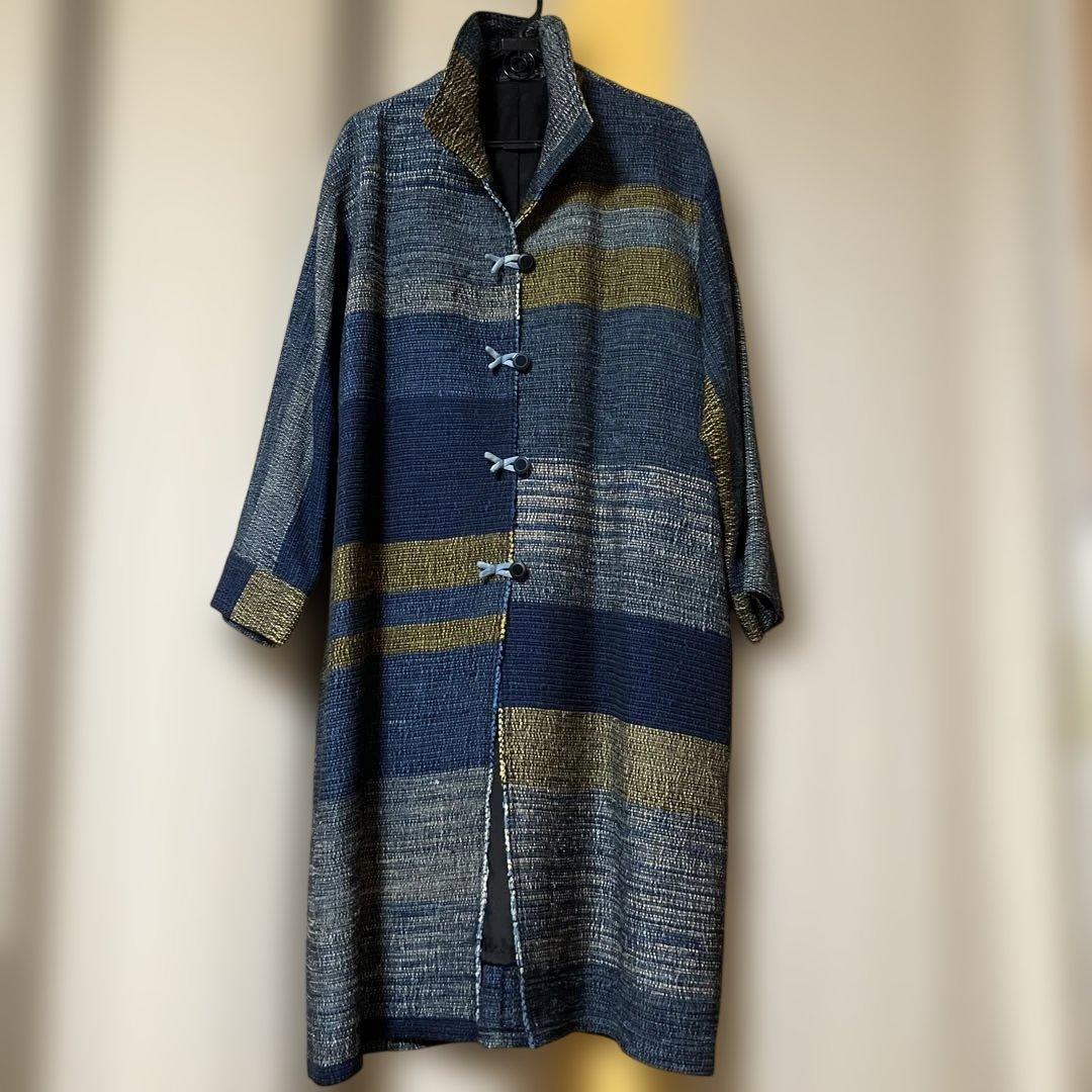 裂織の豪華なコート