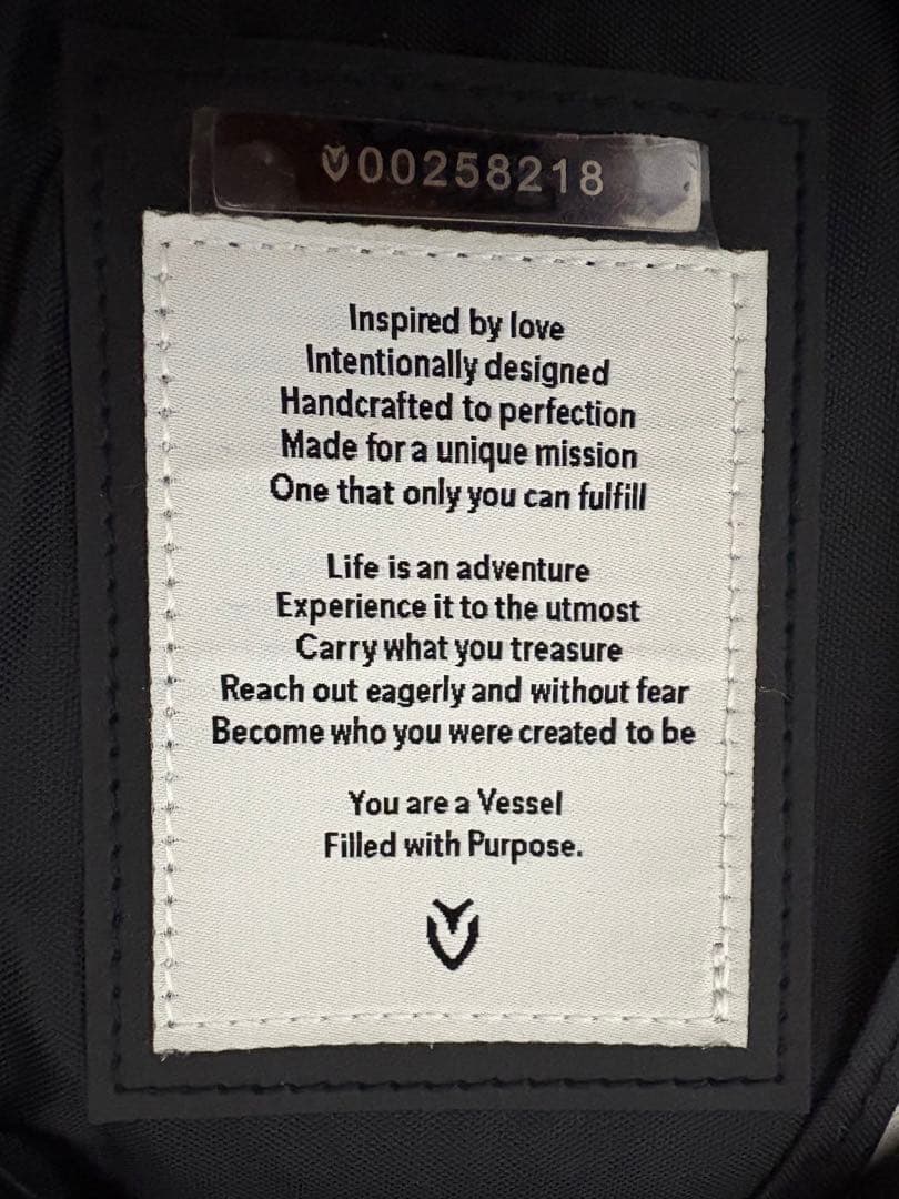 VESSELベゼル スタンドバック、ペンシルバック WH×BK