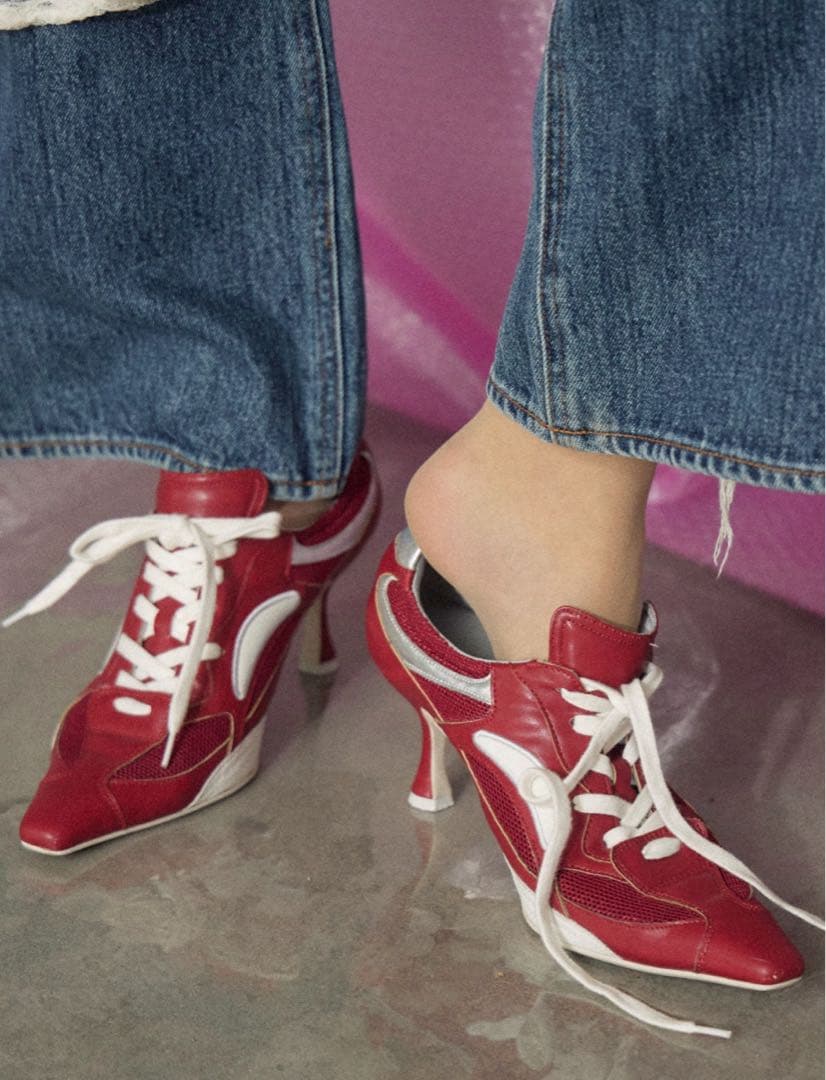 EVRIS ポインテッドスニーカーヒール