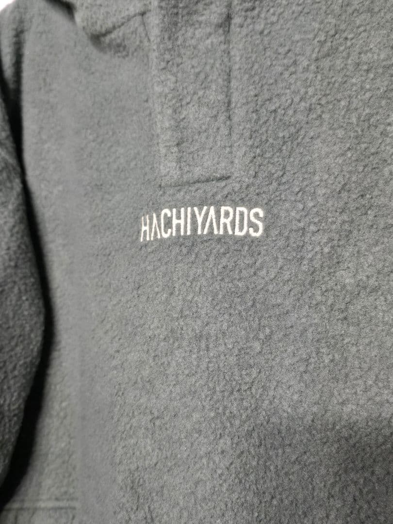 即完売品 8YARDS ハチヤーズ ボアフリース フーディ L 緑 パーカー