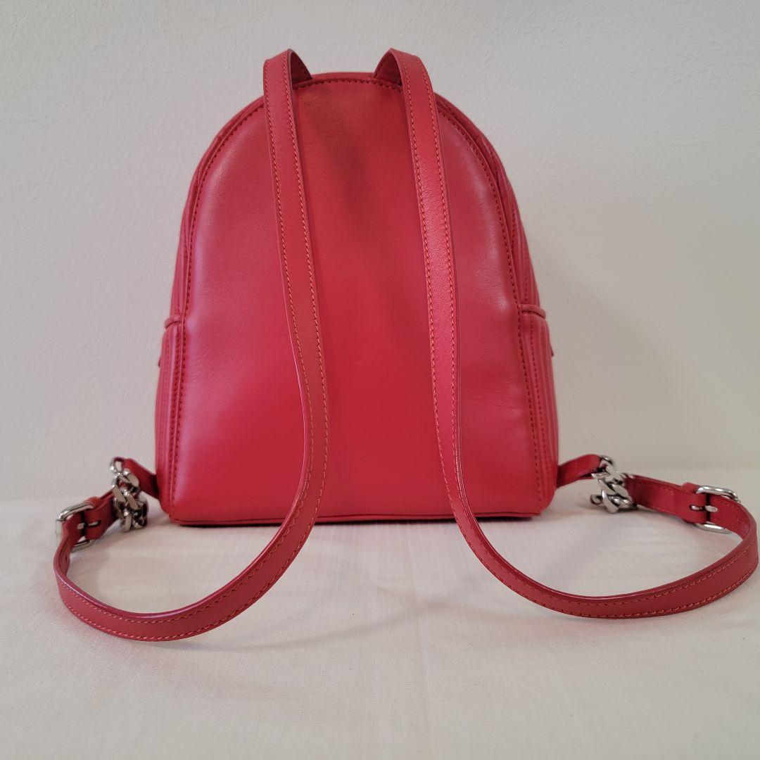 【可愛い】FENDI フェンディ バイザウェイ バックパック／リュックレザー赤