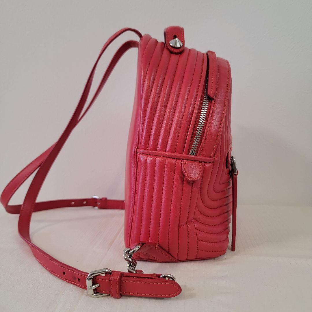 【可愛い】FENDI フェンディ バイザウェイ バックパック／リュックレザー赤