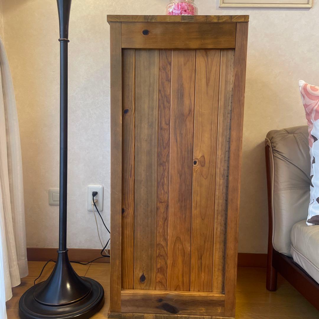 木製 12段チェスト ライトブラウン