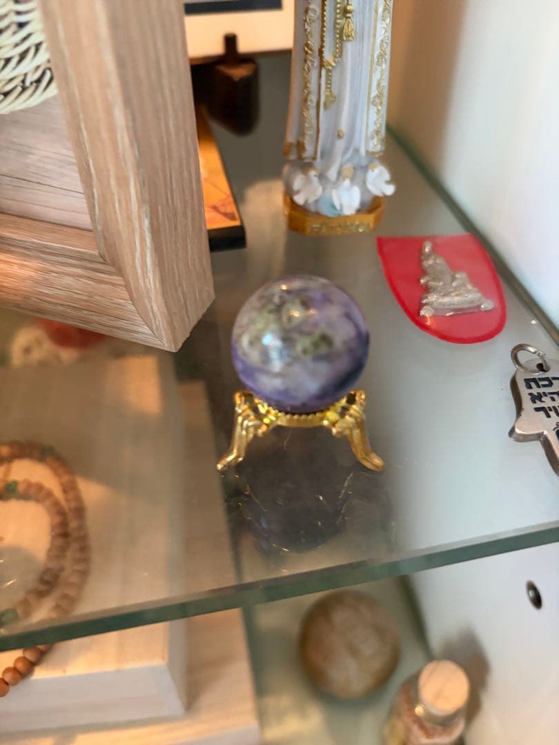 チャロアイト　台座付き