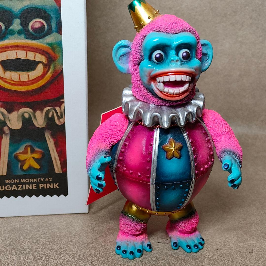 ソフビ KIKKAKE TOY ワンフェス限定 PINK 鉄猿2号 キッカケトイ