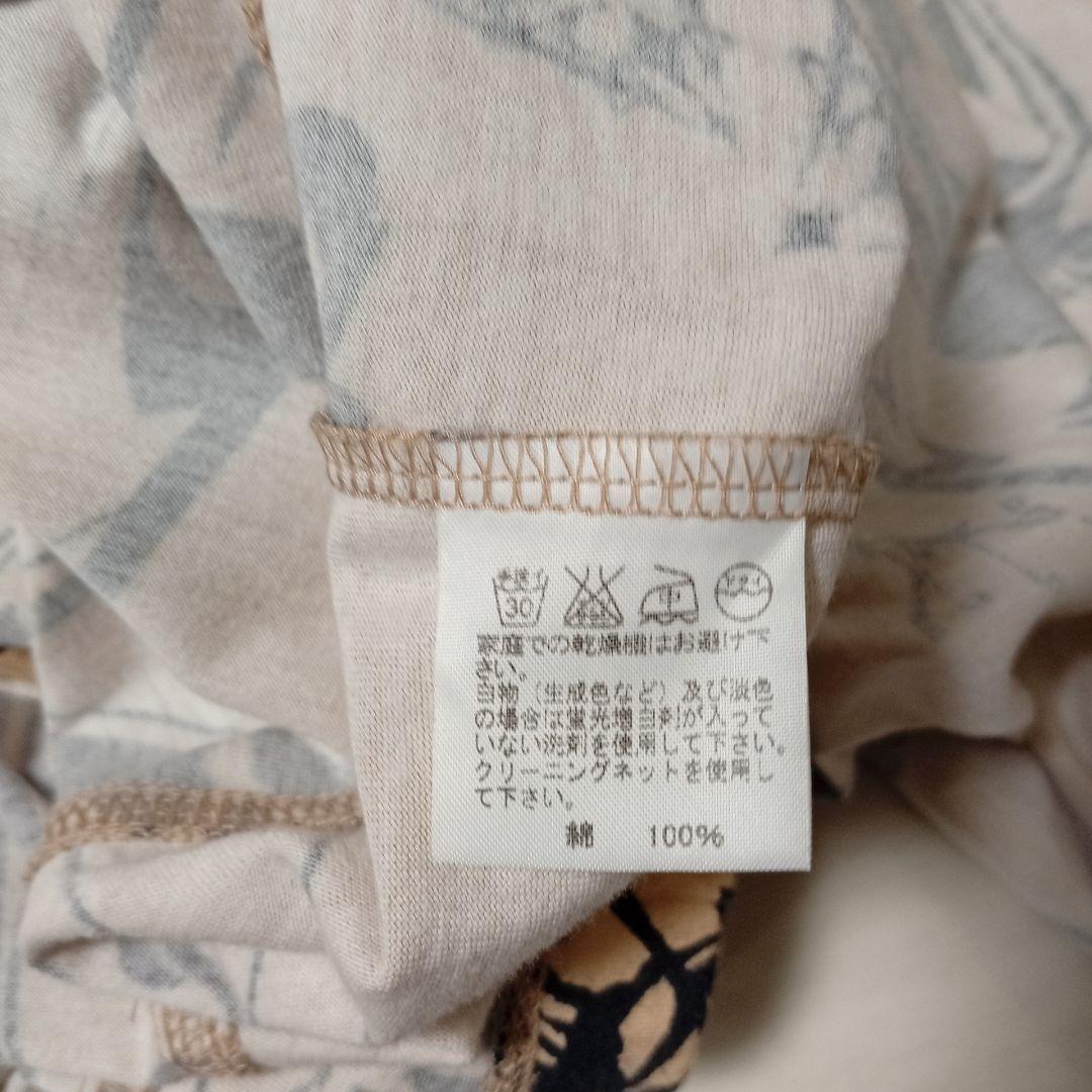 イッセイミヤケ コットン フラワープリント 変形 スカート