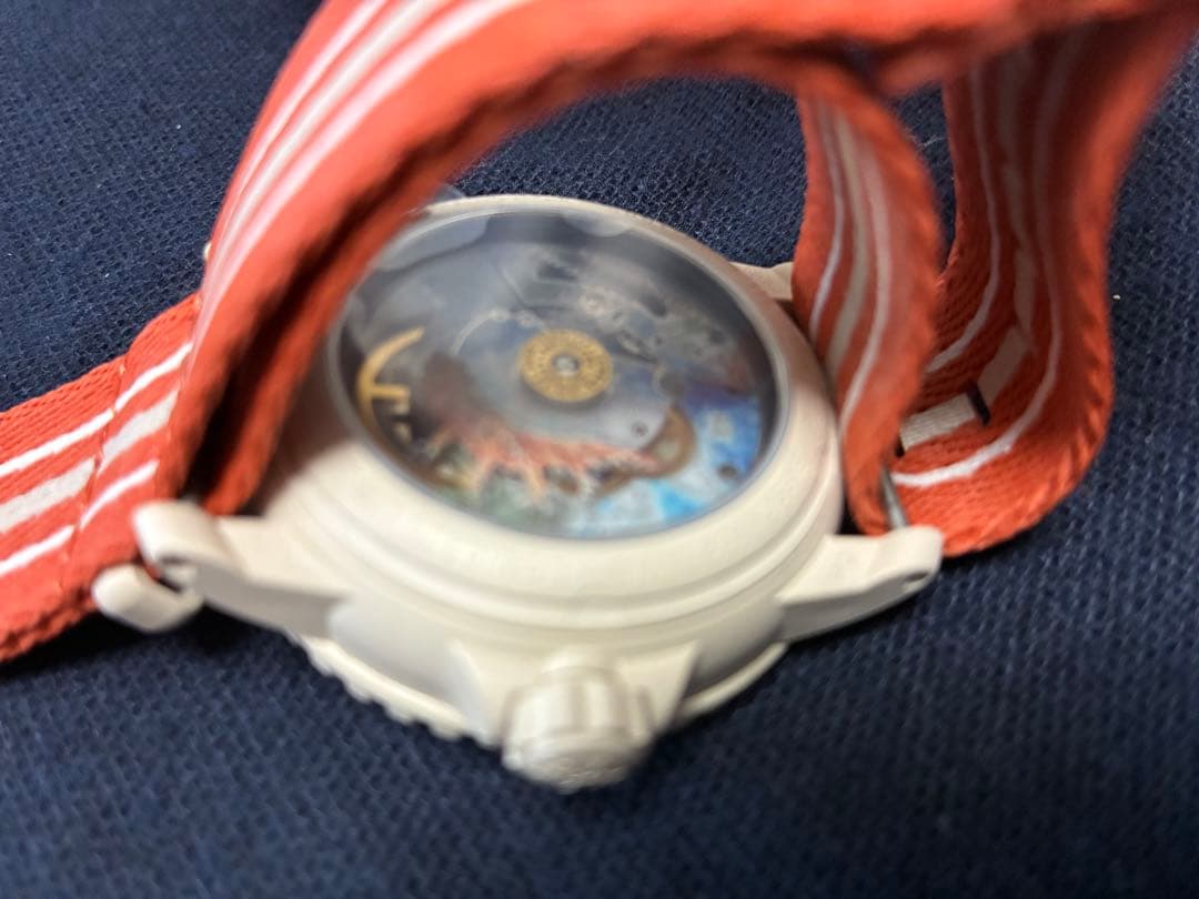 Swatch Blancpain コラボ 時計 オレンジ