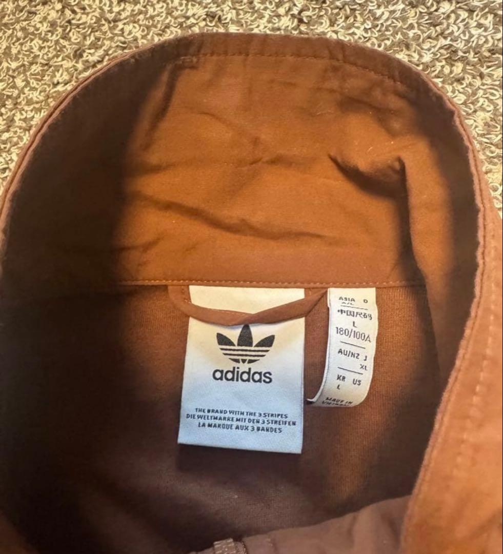 希少カラー adidas Firebird トラックジャケット L 茶 ブラウン