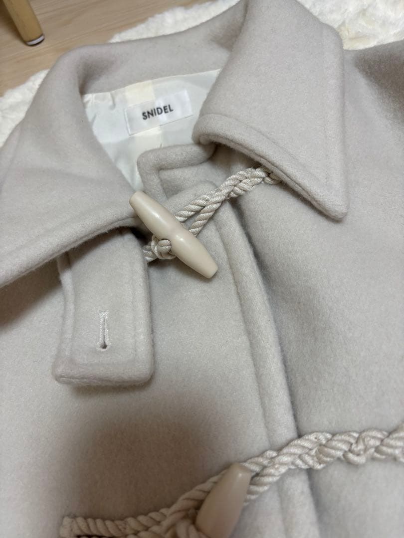 ウールシャギーショートダッフル SNIDEL ダッフルコート　スナイデル