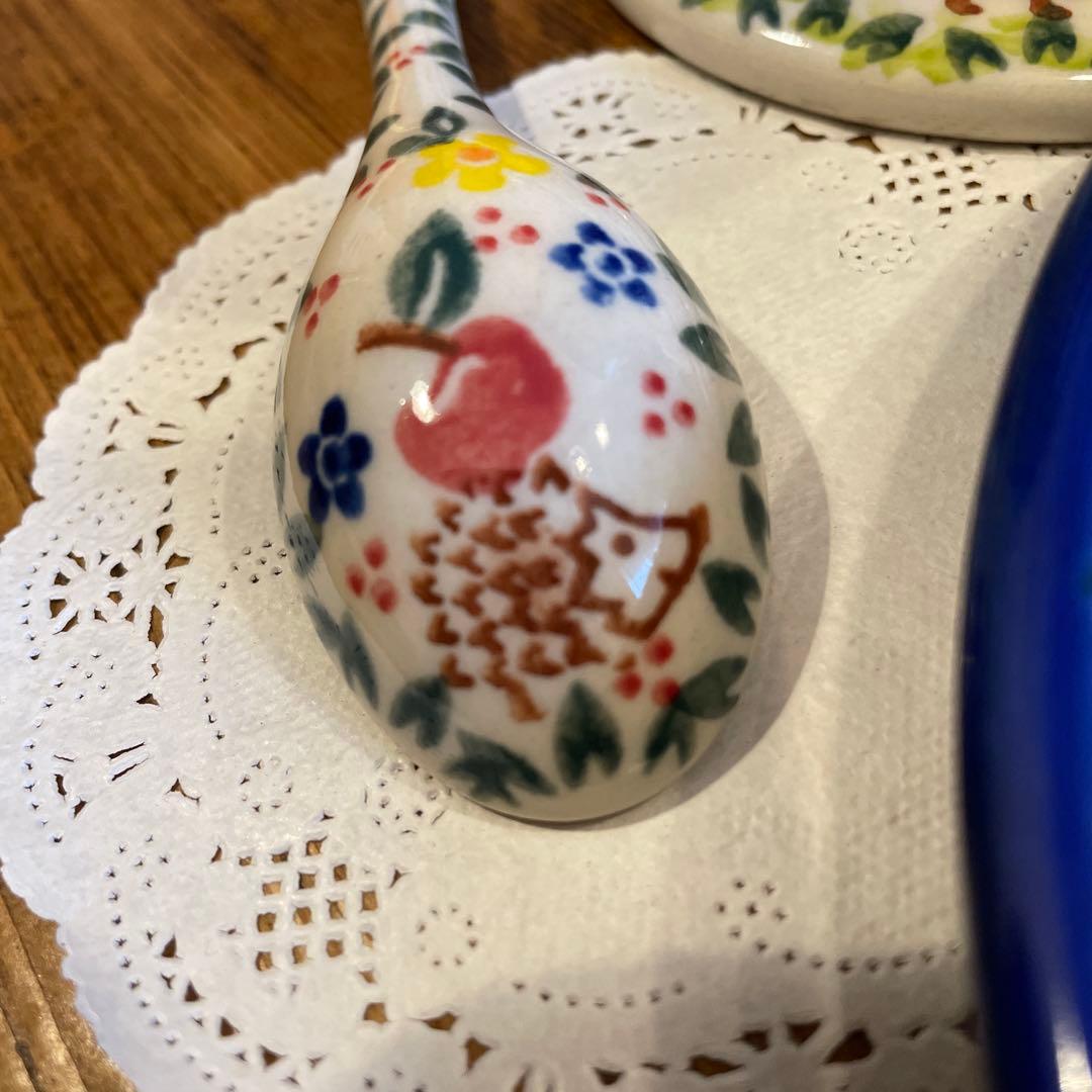 新品VENAポーランドポタリー可愛い大渋滞！ハリネズミの親子はりねずみ3点セット