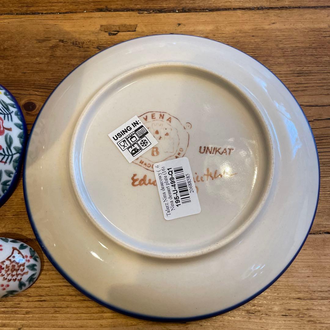 新品VENAポーランドポタリー可愛い大渋滞！ハリネズミの親子はりねずみ3点セット