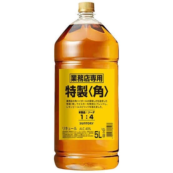 SUNTORY 特製〈角〉 5L 40%