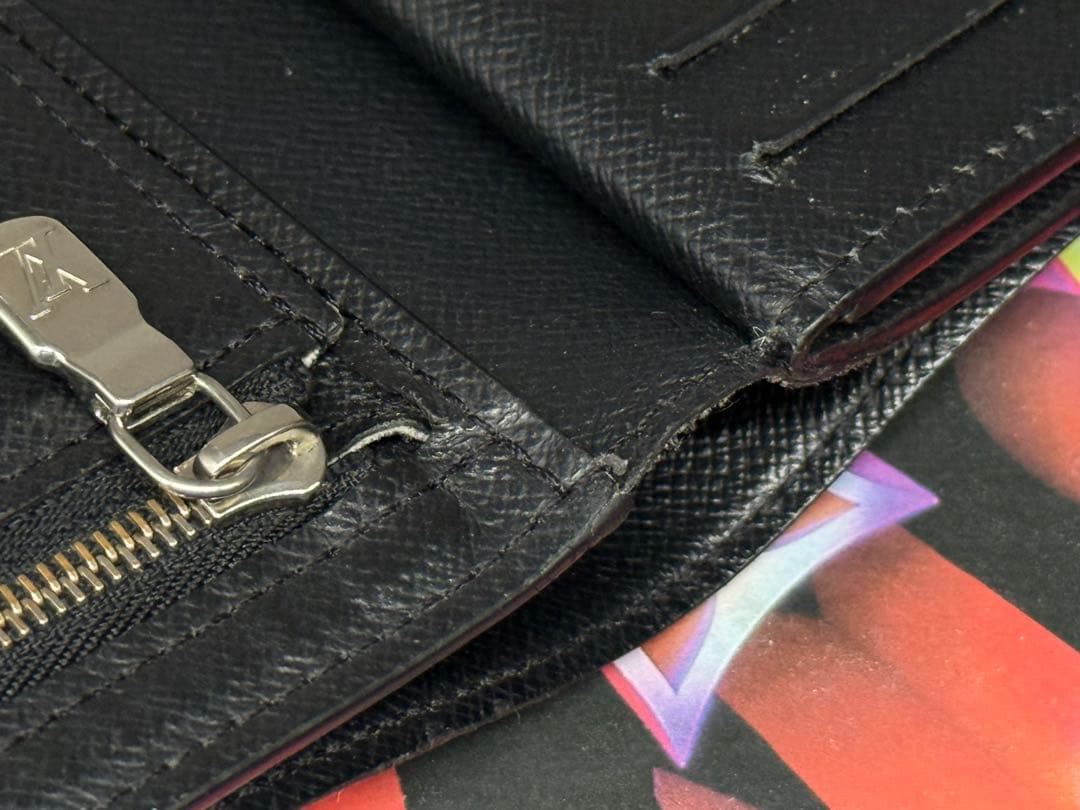 良品！ICチップ搭載　ルイヴィトン　ポルトフォイユアメリゴNM 黒系