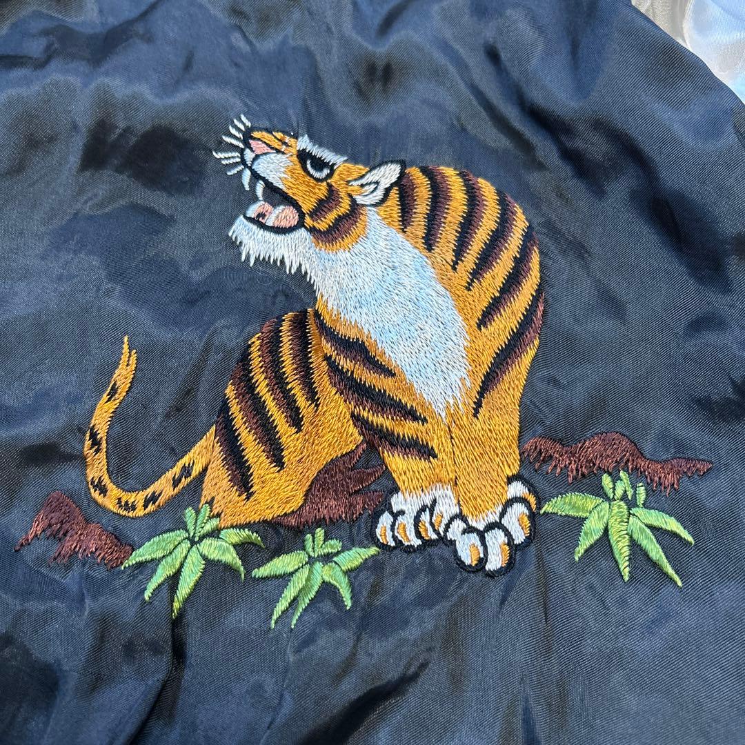 50s 復刻 WAREHOUSE 沖縄 スーベニア スカジャン 虎 鷹 サテン