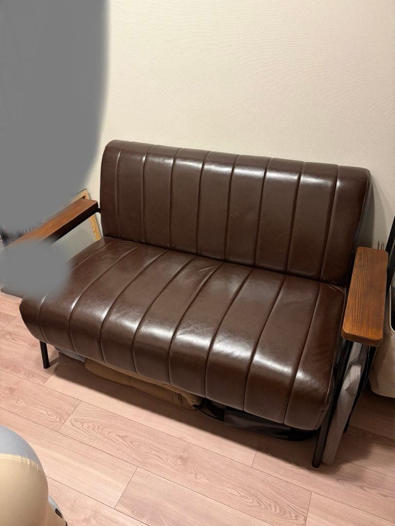 美品　ニトリ　Nシールド　ステインソファー