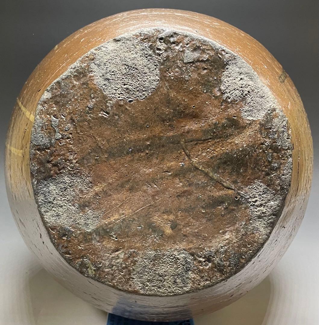 古丹波　三耳壺　大壺　35cm p5633