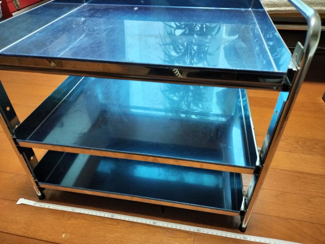 川口工器 シンク下 スライドラック 日本製 (幅50cm 棚3段)