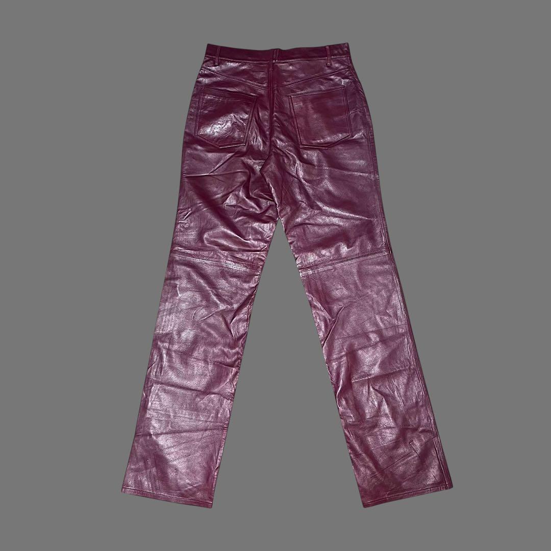パンツ SO by alexander van slobbe Leather pants