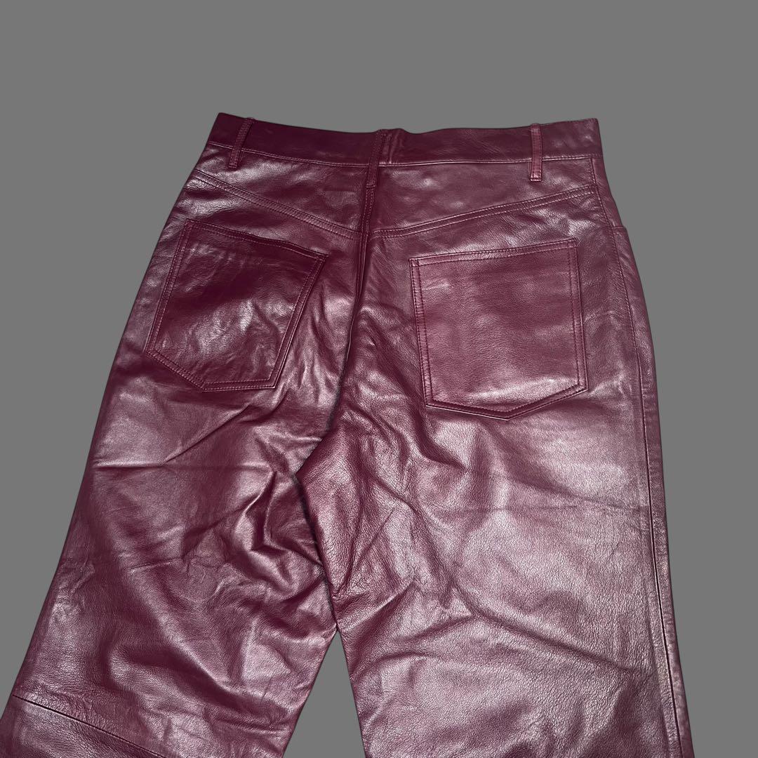 パンツ SO by alexander van slobbe Leather pants