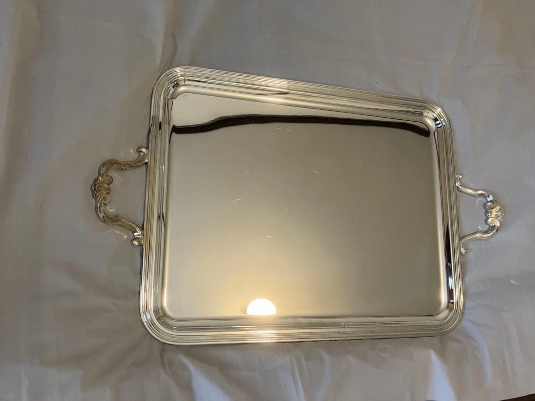 Christofle☆クリストフル☆マルメゾンシルバーコーティング トレー