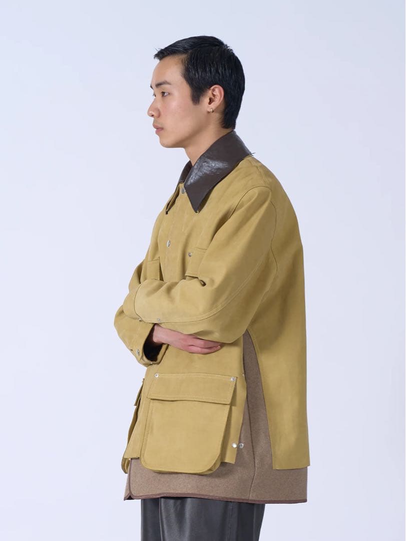 ジャケット・アウター YOKE 25AW Nubuck Leather Coverall Jacket