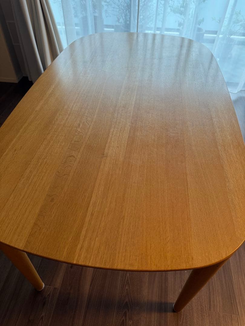 送料込み　最終値下げ　家具蔵　美品　無垢材 ナラ　ダイニングテーブル