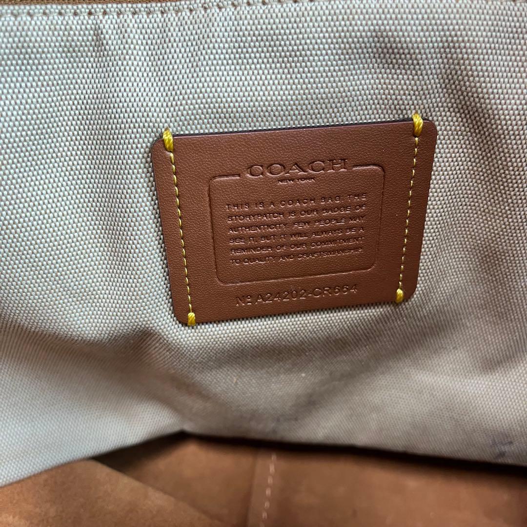 コーチ　COACH トートバッグ　ノース　32 Cロゴ　ビジネス　レザー　革