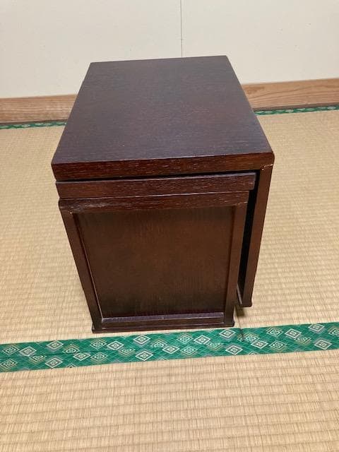 昭和レトロな木製折りたたみ座卓