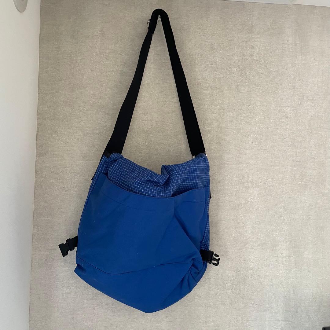 Supreme ブルー チェック柄 メッセンジャーバッグ