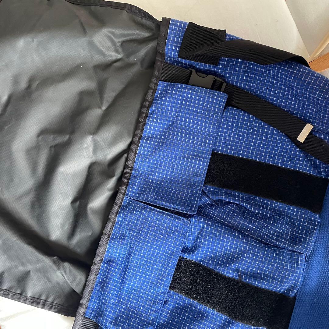 Supreme ブルー チェック柄 メッセンジャーバッグ