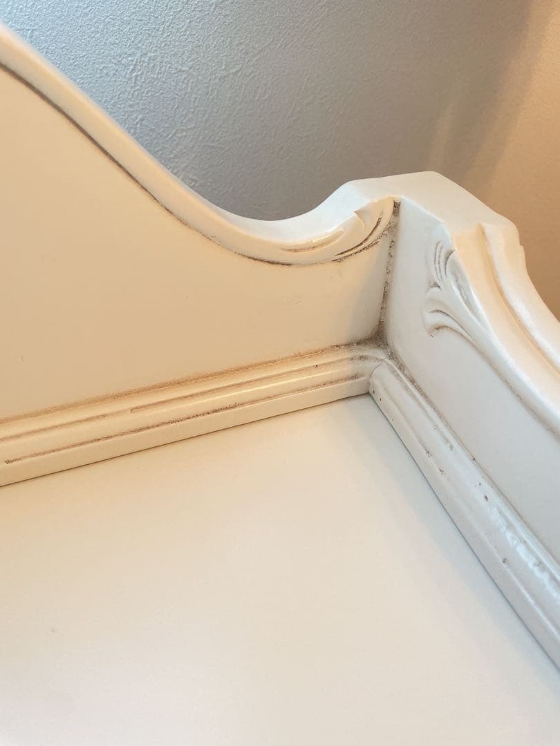 ドレッサー★マホガニー家具★シャビーホワイト★白家具★アンティーク調★輸入家具