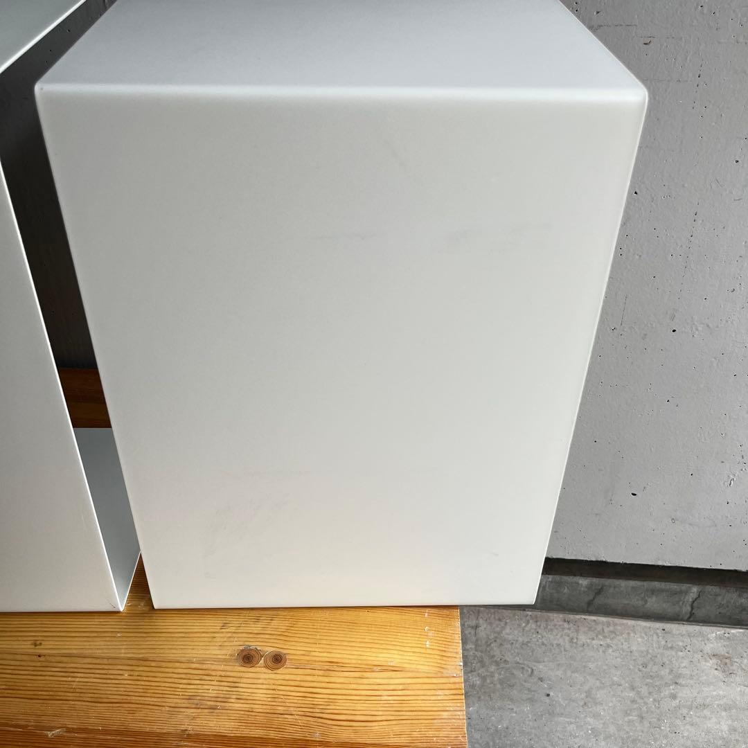 美品★無印 スタッキングシェルフ・コの字棚３個セット