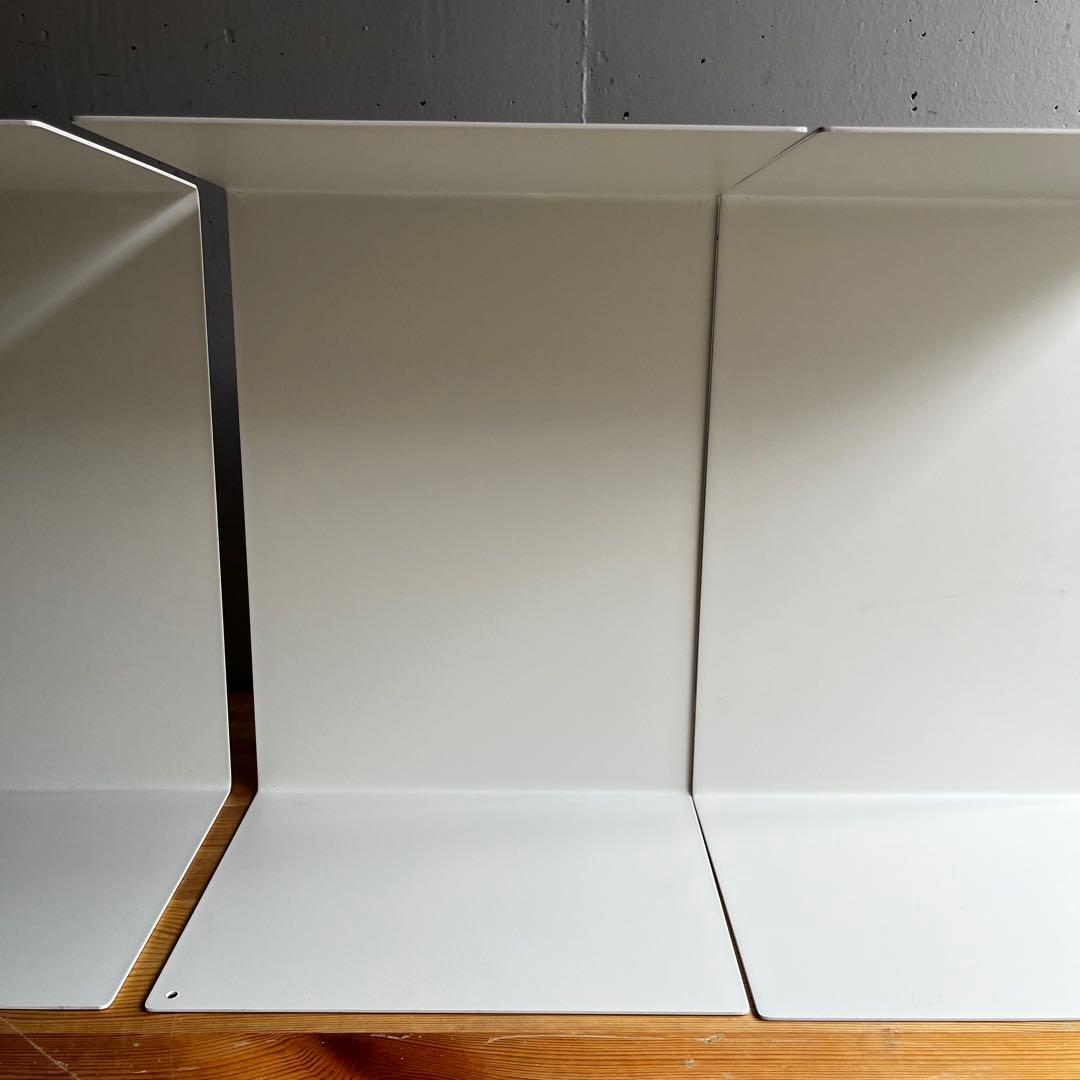 美品★無印 スタッキングシェルフ・コの字棚３個セット