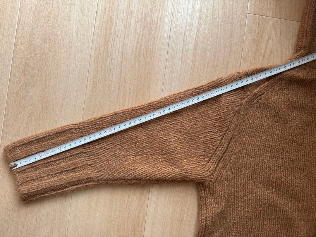 シーズンスタイルラボ　カシミヤタートルネックニット キャメル　40