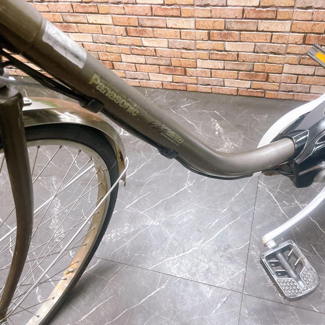 SALE【82】電動自転車 Panasonic DX SD ブラウン