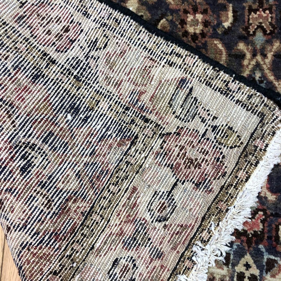 ペルシャ絨毯 ペルシャヴィンテージラグ 183x103 手織り オールド